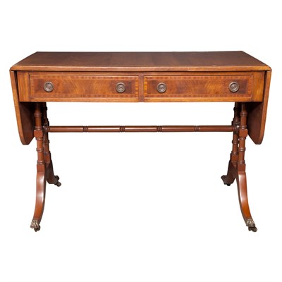 Lot 480 - George III Mahogany Sofa Table Height 30...
