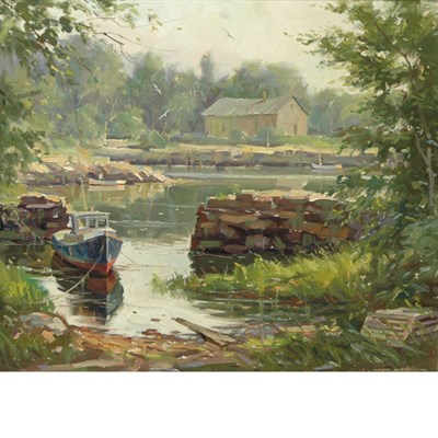 Lot 77 - Wayne Beam Morrell American, b. 1923 Inlet...