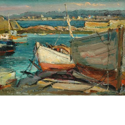 Lot 25 - Antonio Cirino American, 1889-1983 Fishing...