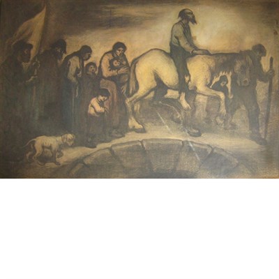 Lot 35 - Eugene Higgins American, 1874-1958 Beggardom,...
