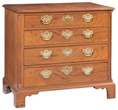 Lot 415 - Chippendale Mahogany Chest of Drawers...