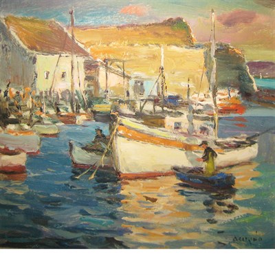 Lot 27 - Antonio Cirino American, 1889-1983 Fishing...