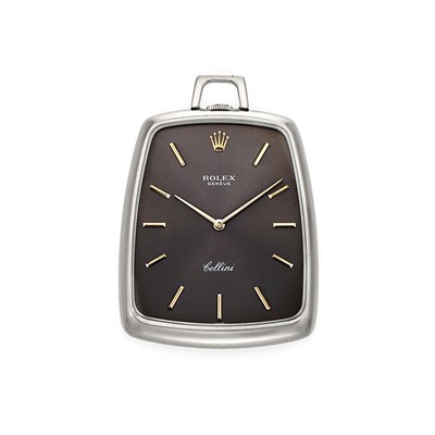 Lot 817 - White Gold Open Face Pocket Watch, Rolex