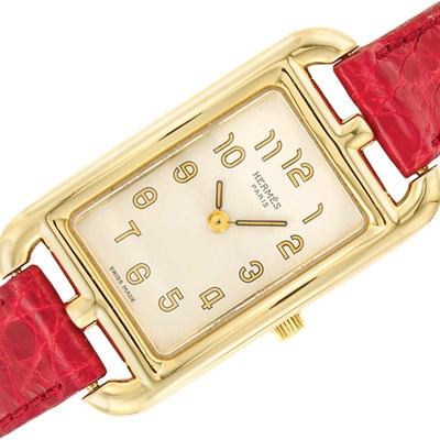 Lot 593 - Lady's Gold 'Nantucket' Wristwatch, Hermes