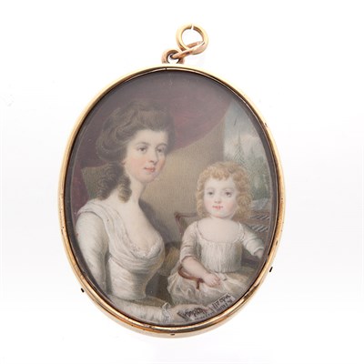 Lot 81 - Samuel Rickards British, c. 1735-1821 Portrait...