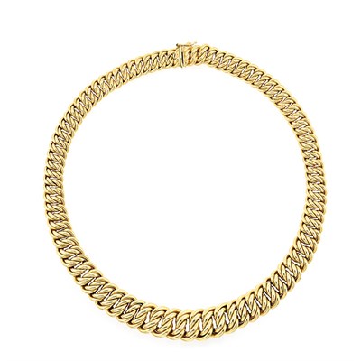 Lot 9 - Gold Necklace and Pair of Gold, Smoky Quartz and Diamond Earrings, David Yurman