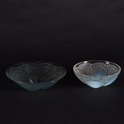 Lot 622 - Two R. Lalique Molded Glass Bowls In the...