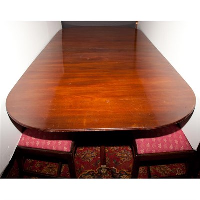 Lot 228 - George III Style Mahogany Double-Pedestal...