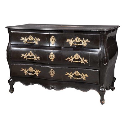 Lot 313 - Louis XV Ebonized Commode 18th/19th Century Of...