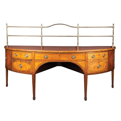 Lot 169 - George III Rosewood Banded Satinwood and...