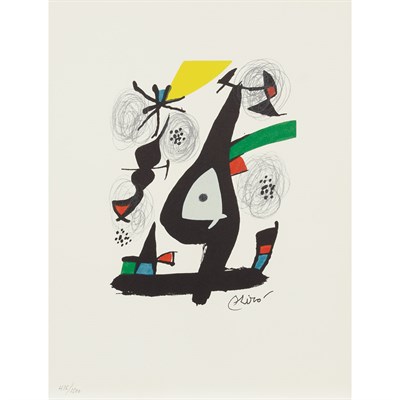 Lot 82 - Joan Miró LA MELODIE ACIDE (M. 1212-1225)...