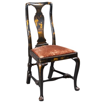 Lot 101 - George II Japanned Side Chair 18th Century The...
