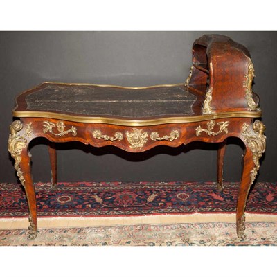 Lot 423 - Louis XV Style Gilt-Bronze Mounted Parquetry...