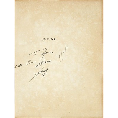 Lot 291 - RACKHAM, ARTHUR Undine. London: Heinemann,...