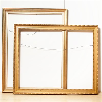 Lot 109 - Gold Painted Wood Frame 56 1/2 x 46 1/2 x 2...