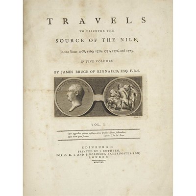 Lot 62 - [AFRICA] BRUCE, JAMES. Travels to Discover the...