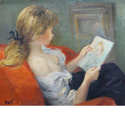 Lot 24 - Manner of Marcel Dyf Claudine Reading Bears...