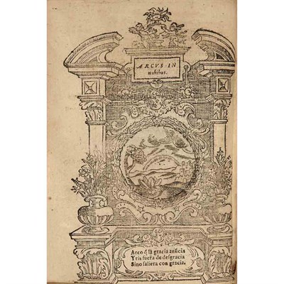Lot 154 - [EMBLEM BOOK] NICOLAS DE LA IGLESIA. Flores de...