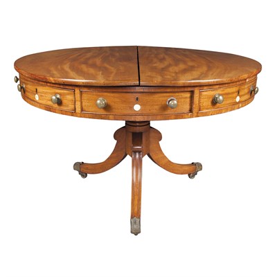 Lot 413 - Regency Mahogany Rent Table 19th Century...