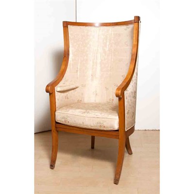 Lot 144 - Continental Fruitwood Tub Chair