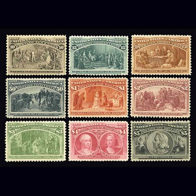 Lot 47 - United States 1893 1c to $5 Columbian Issue