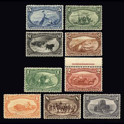 Lot 48 - United States 1898 1c to $2 Trans-Mississippi