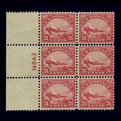 Lot 52 - United States 1923 Air Post 24c Plate Block