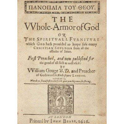 Lot 169 - GOUGE, WILLIAM Group of four works separately...