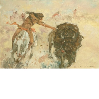 Lot 9 - Ernest Chiriacka American, 1913-2010 Shooting...