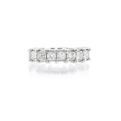 Lot 429 - Platinum and Diamond Ring