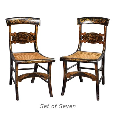 Lot 181 - Assembled Set of Seven American Stencil...