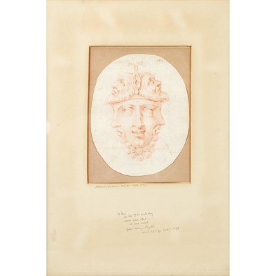 Lot 136 - [GROTESQUES] Group of twelve drawings by Johan...