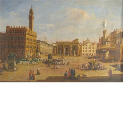Lot 39 - Italian School 20th Century Piazza della...