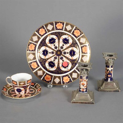 Lot 456 - Royal Crown Derby Porcelain Partial Dinner...