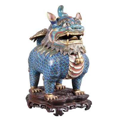 Lot 221 - Chinese Cloisonne Censer Early 19th century In...