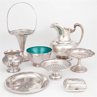 Lot 385 - Group of Sterling Silver Table Articles Total...