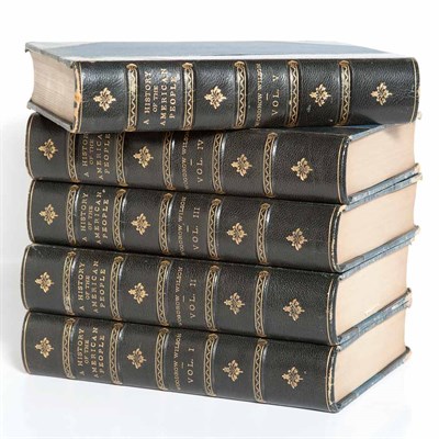 Lot 481 - [FINE BINDINGS] WILSON, WOODROW. A History of...