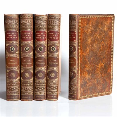 Lot 484 - [FINE BINDINGS] BOSWELL, JAMES. The Life of...