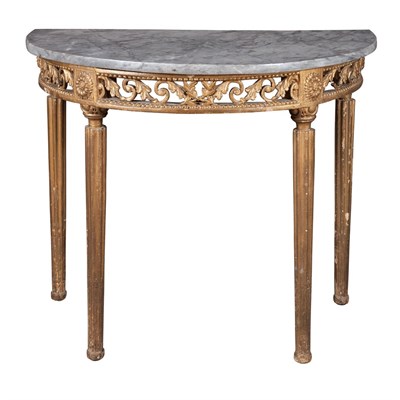 Lot 214 - Louis XVI Gilt-Wood Console 18th/19th Century...