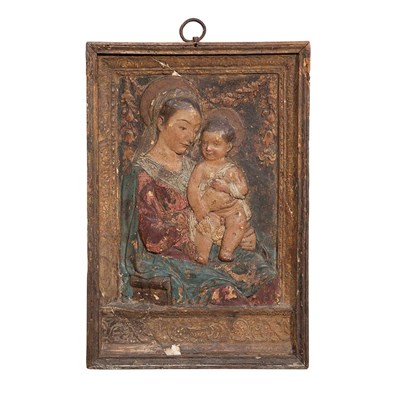 Lot 147 - Italian Renaissance Style Molded and Painted...