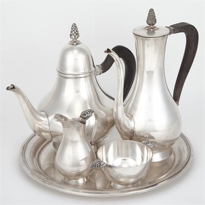 Lot 394 - Tiffany & Co. Sterling Silver Four-Piece Tea...