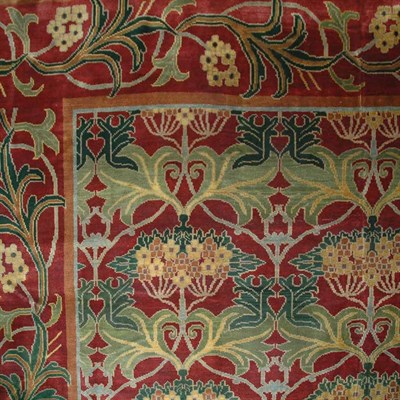 Lot 581 - Arts and Crafts Style Carpet India,...