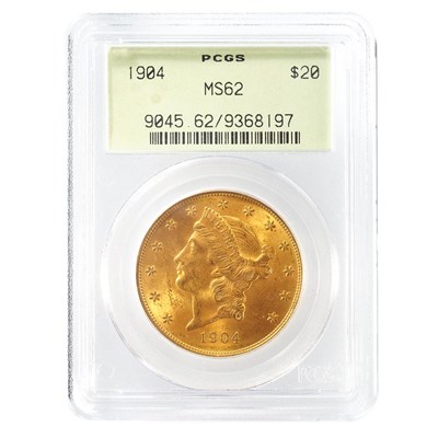 Lot 208 - United States $20 1904 Liberty