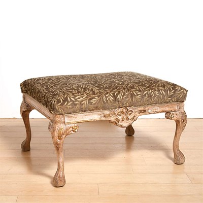 Lot 549 - Italian Rococo Style Painted Stool Height 16...