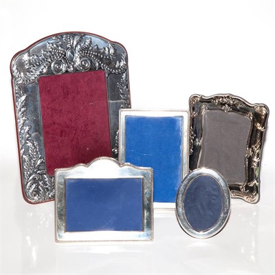 Lot 403 - Group of Nine Sterling Silver Picture Frames...