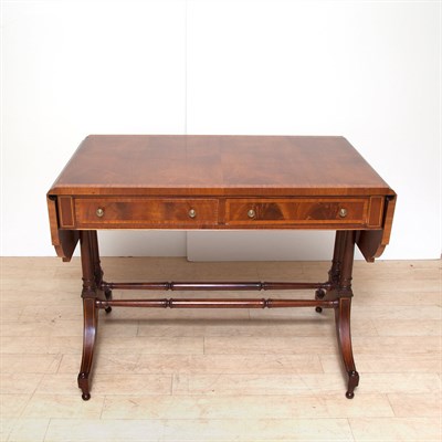Lot 467 - Regency Style Mahogany Sofa Table Height 28...