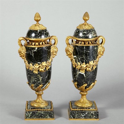 Lot 422 - Pair of Neoclassical Style Gilt-Metal Mounted...