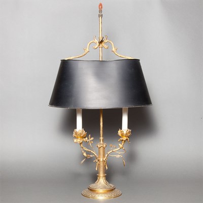 Lot 437 - Louis XV Style Gilt-Bronze Bouillotte Lamp...