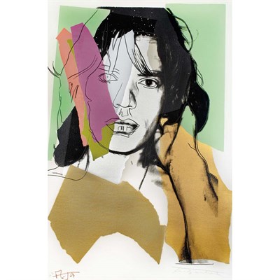Lot 170 - Andy Warhol MICK JAGGER (F./S. II.140) Color...