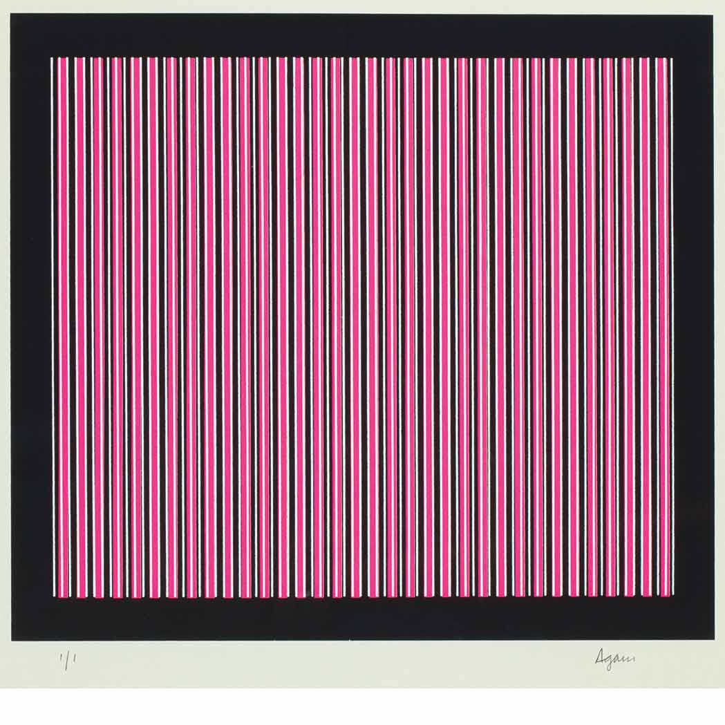 Lot 1 - Yaacov Agam (b. 1928) COMPOSITION Color...